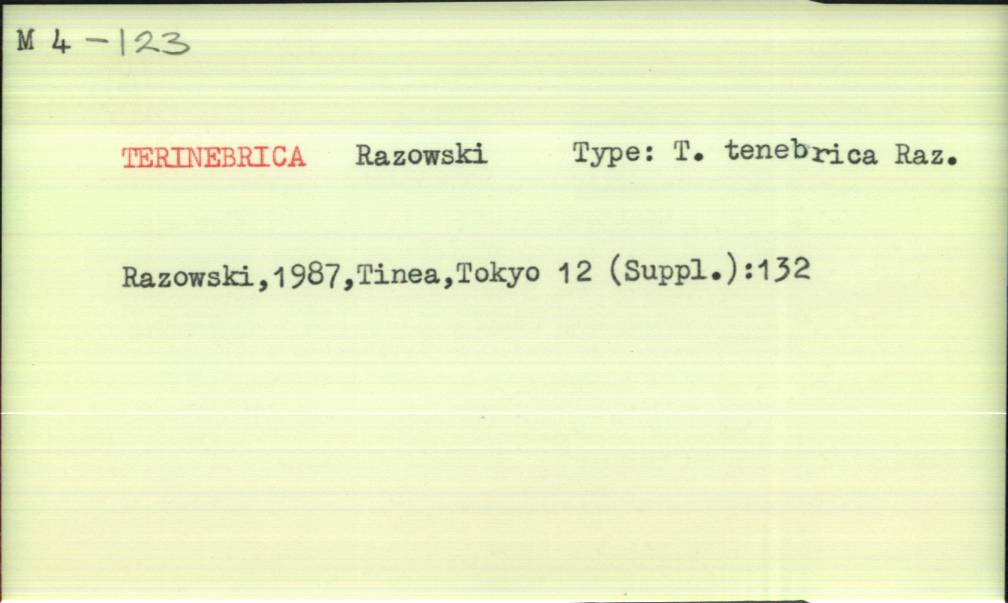front of card
